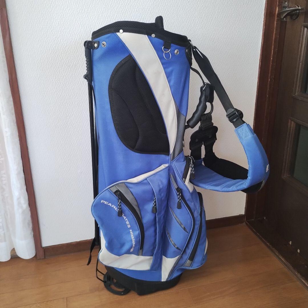 PEARLY GATES キャディバッグ 青