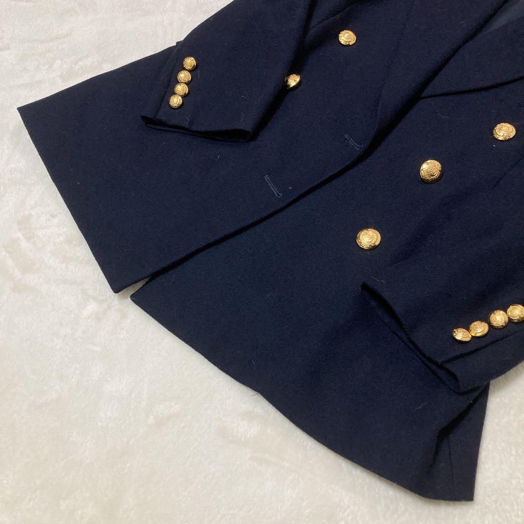【貴重】RALPH LAUREN ラルフローレン 紺ブレ ダブル 金ボタン