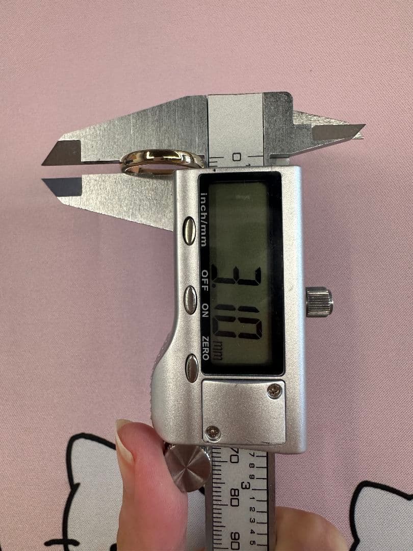 【18金】 K18 イエローゴールド シンプルリング 約4g 指輪