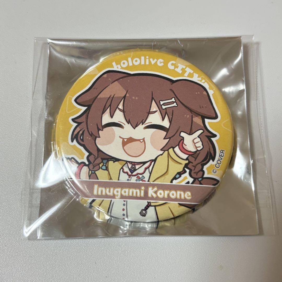 ホロライブ 戌神ころね ホロシティ 缶バッジ - メルカリ