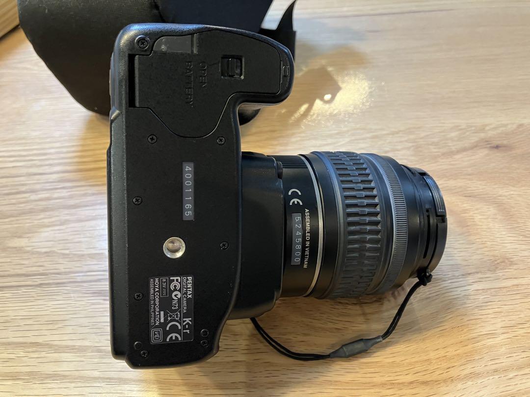 訳あり？:PENTAX ペンタックス K-r レンズキット ケース付き 完品