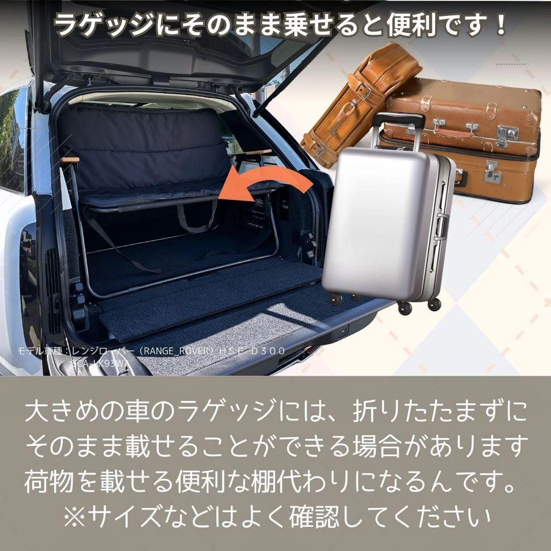 【新品未使用】折りたたみベンチ 2人掛け クッション付き アウトドアチェア 軽量