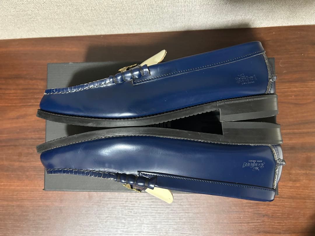 ケンフォード ネイビー ホワイト ローファー