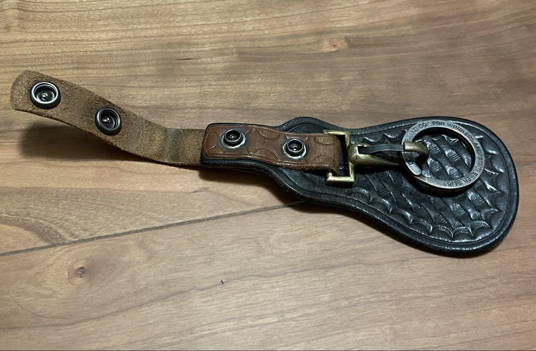 【最終SALL！】RRL ブレーデッド レザー キー フォブ RRL（ダブル アール エル）の「ブーツ レザー キー フォブ（キー
