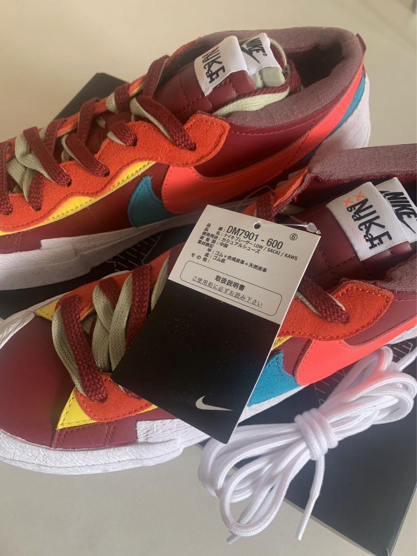 NIKE BLAZER LOW/SACAI/KAWS スニーカー
