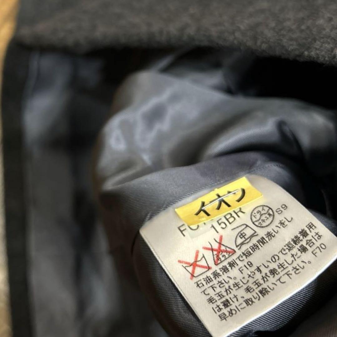極美品 BURBERRY LONDON バーバリー 羊毛 アンゴラ Pコート