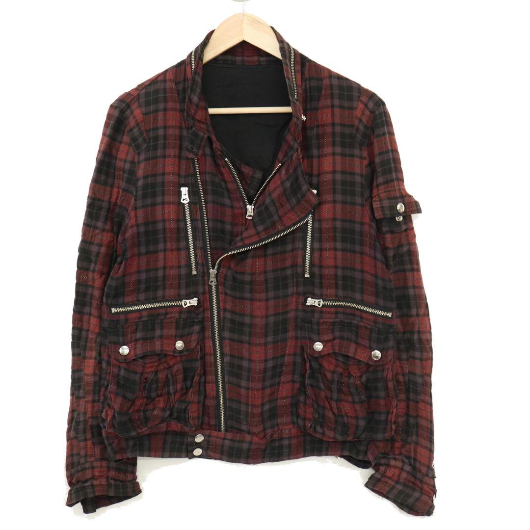 アンダーカバー 07ss purple期 ZIP ガーゼ ライダース アンダーカバー 07ss purple期 ZIP ガーゼ ライダース
