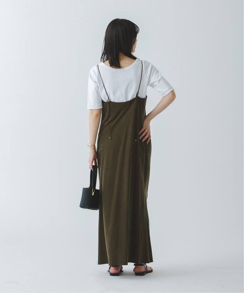 【未使用】NOBLEスビンコットンソフトスクエアーネックTシャツ