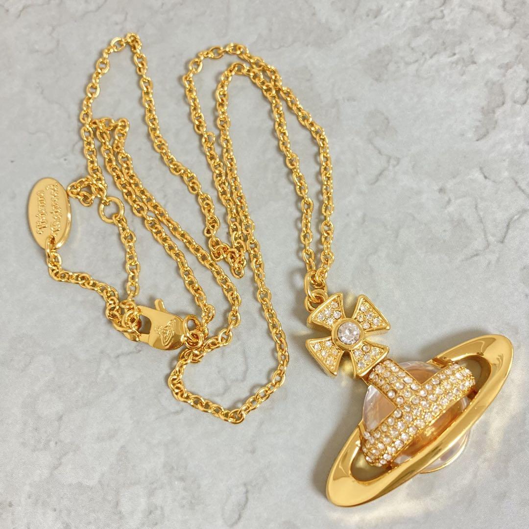 Vivienne Westwood SORADAラージネックレス　ゴールド