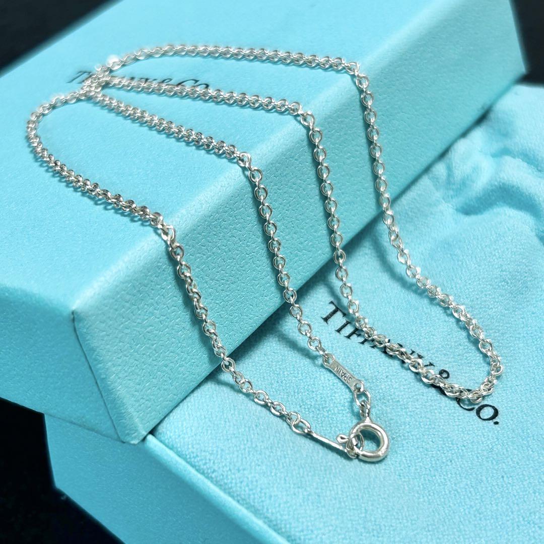 ティファニー　幅太 チェーン　ネックレス ユニセックス　シルバー　Tiffany