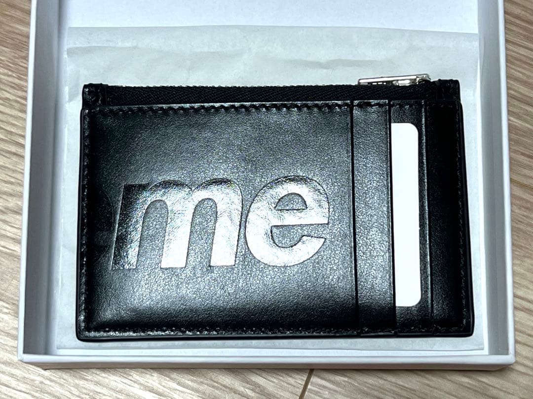 Supreme Leather Zip Card Holder