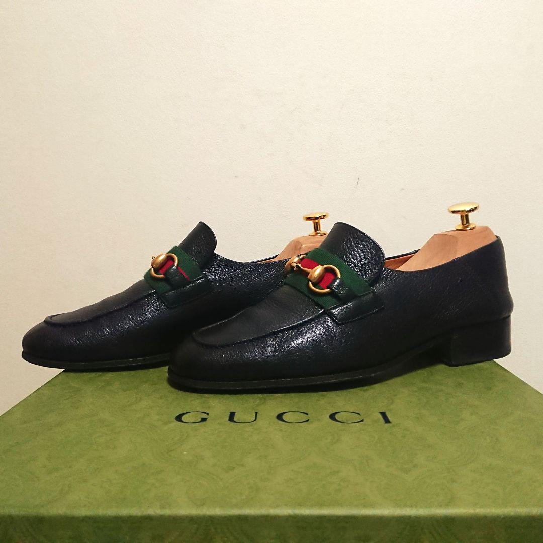 美品 GUCCI ホースビットローファー シェリーライン 黒 6