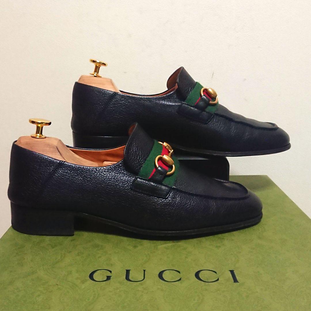 美品 GUCCI ホースビットローファー シェリーライン 黒 6