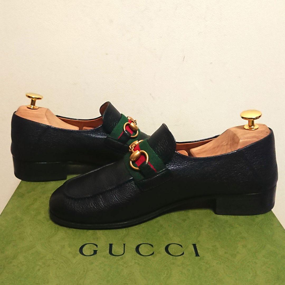美品 GUCCI ホースビットローファー シェリーライン 黒 6