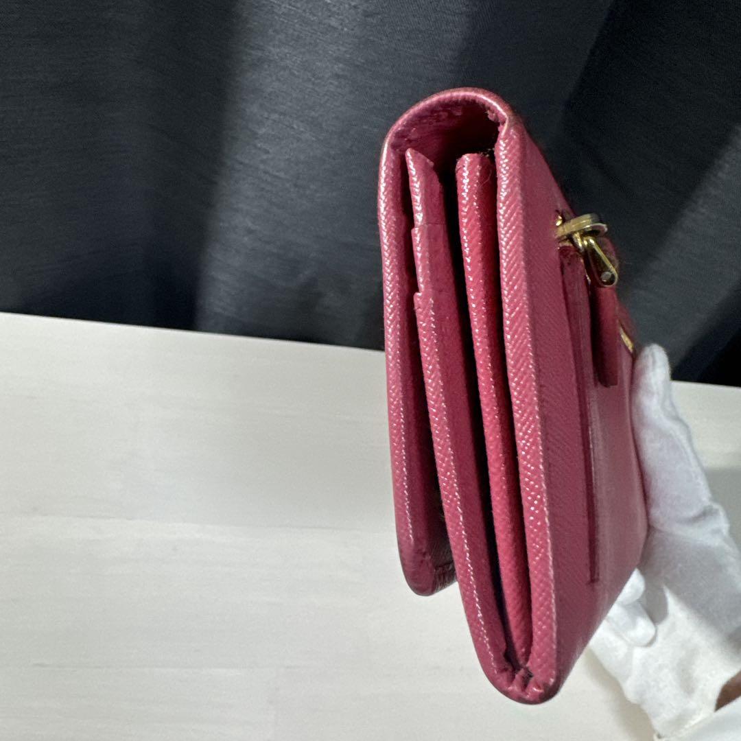 PRADA - 【美品】◇プラダ◇ ピンク / サフィアーノレザー / 二
