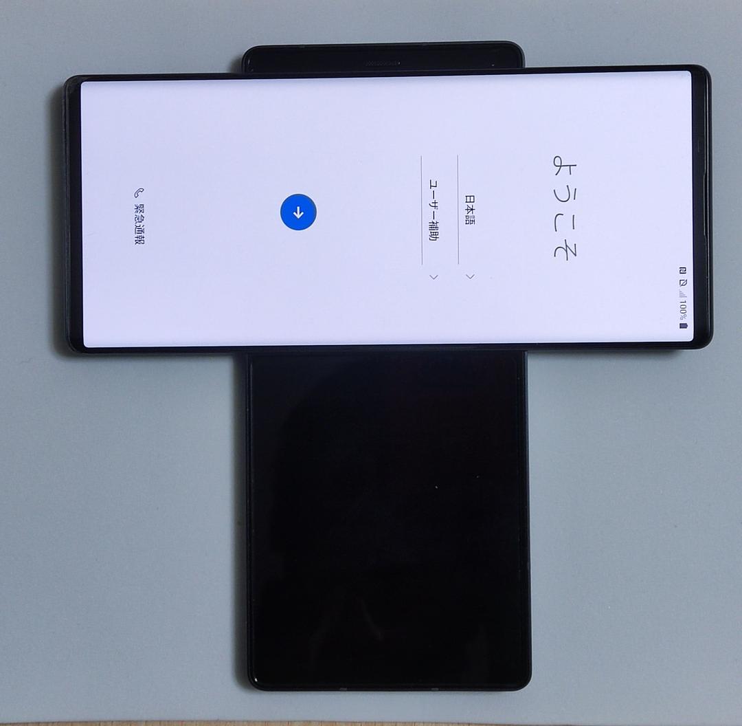 LG SIMフリー ブラック LM-F100N ByCJx-m66059578485 WING 韓国キャリア版 日本製お得