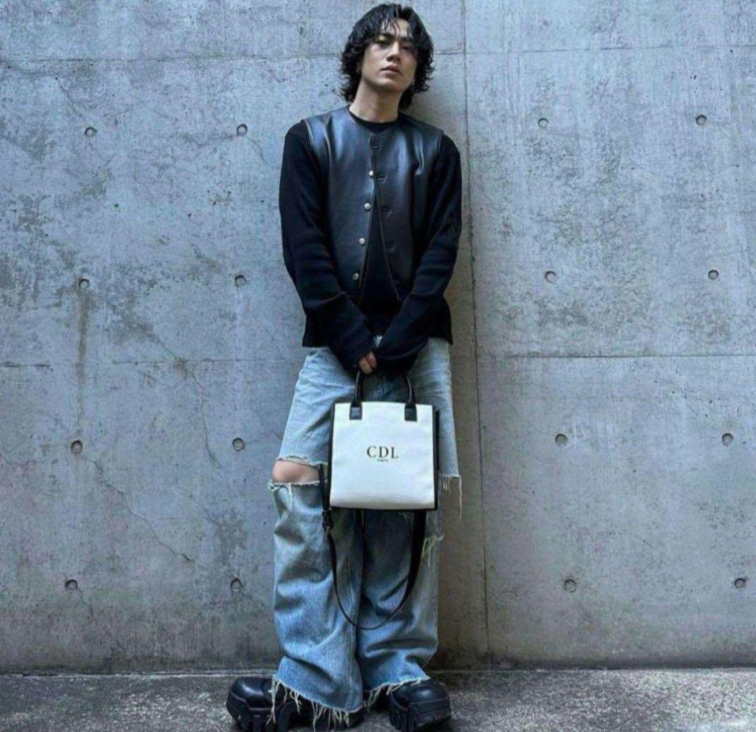 CDL Canvas Tote Bag SMALL BLACK