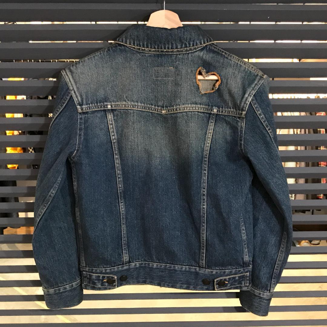 超美品 サンローラン デニムジャケット Gジャン XS レディース インディゴ