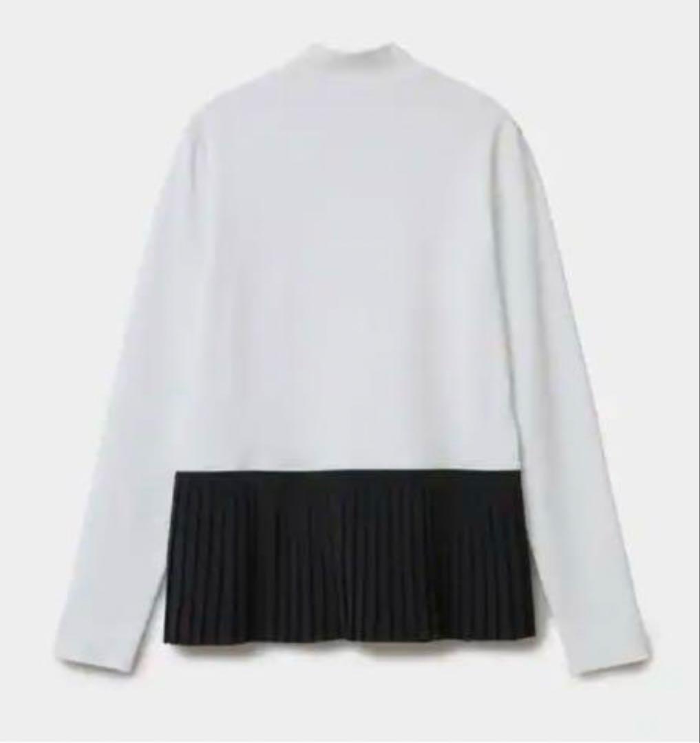 【SALE】キャロウェイ　長袖モックネックシャツ　ホワイト　Mサイズ