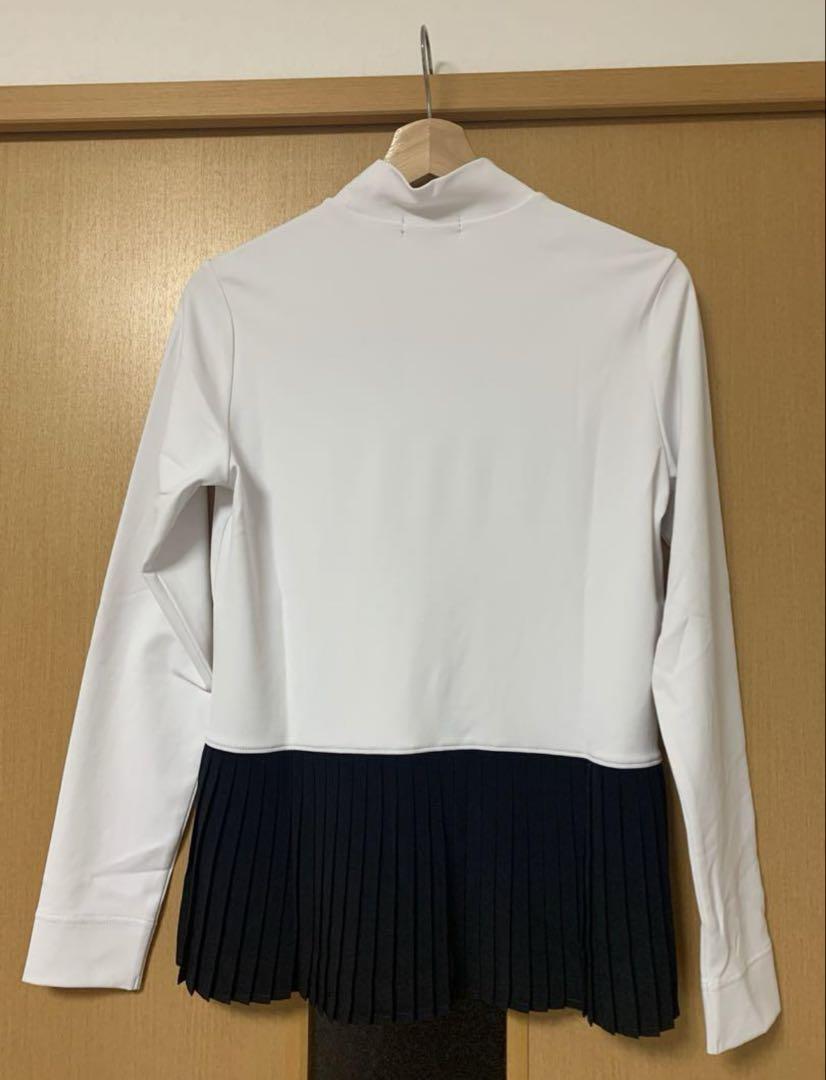 【SALE】キャロウェイ　長袖モックネックシャツ　ホワイト　Mサイズ