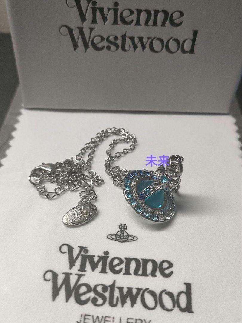 仕*ん様 ヴィヴィアン Vivienne Westwood オーブネックレス 青