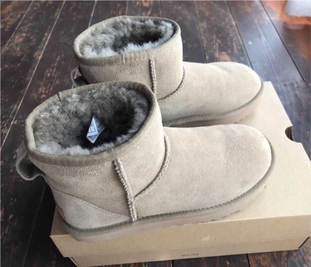 低価定番 UGG アグ ムートンブーツ クラシックミニ US6 JP23 ALP nA3re-m66062727113 正規品限定SALE