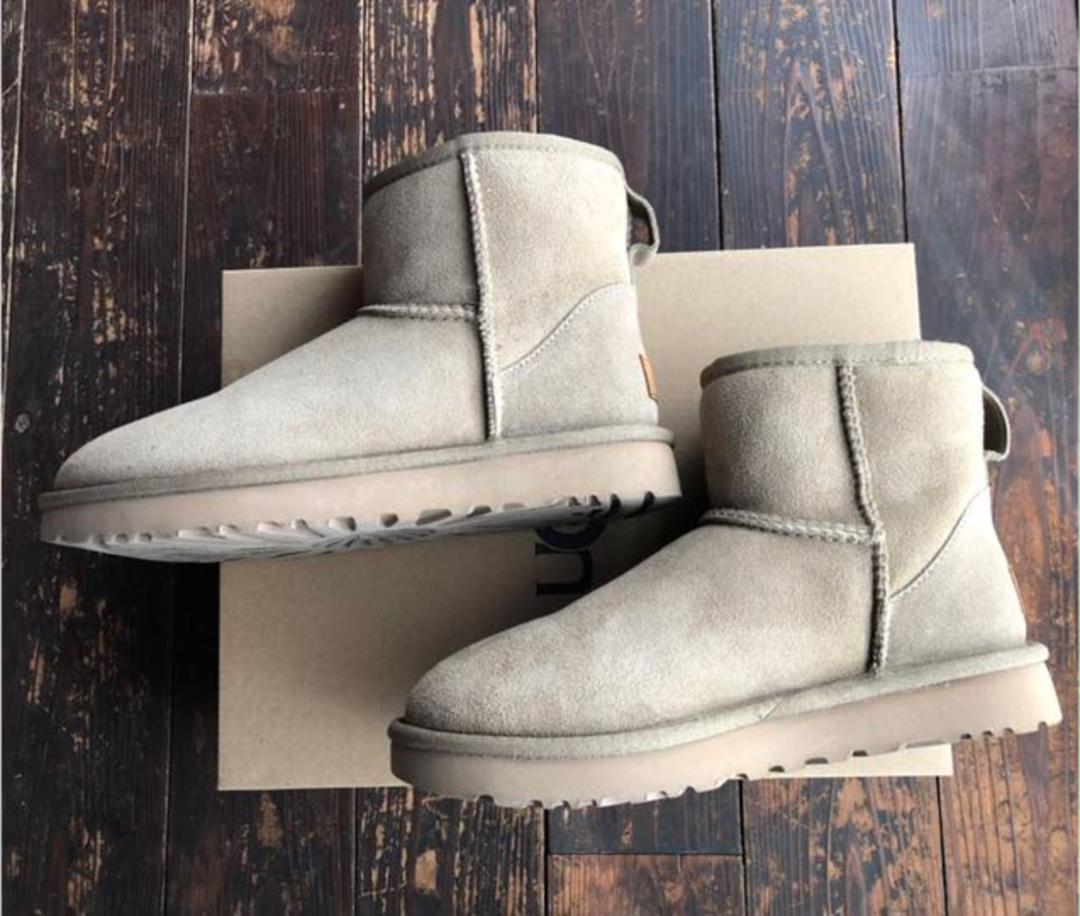 低価定番 UGG アグ ムートンブーツ クラシックミニ US6 JP23 ALP nA3re-m66062727113 正規品限定SALE
