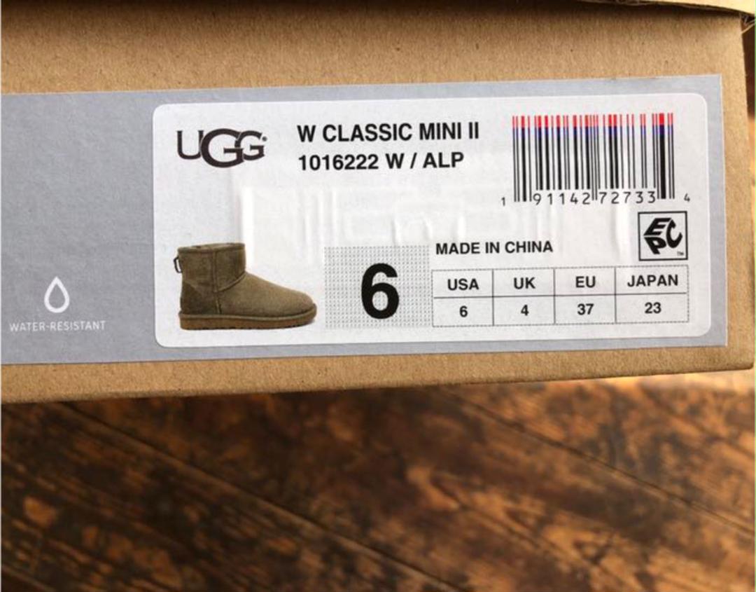 低価定番 UGG アグ ムートンブーツ クラシックミニ US6 JP23 ALP nA3re-m66062727113 正規品限定SALE