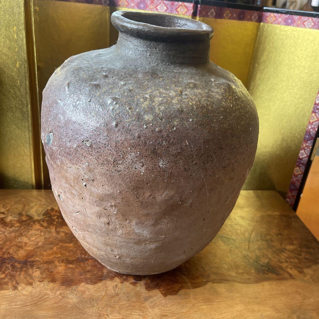 旧家整理品　古備前　古信楽焼大壺骨董品　良品　店じまいSALE中