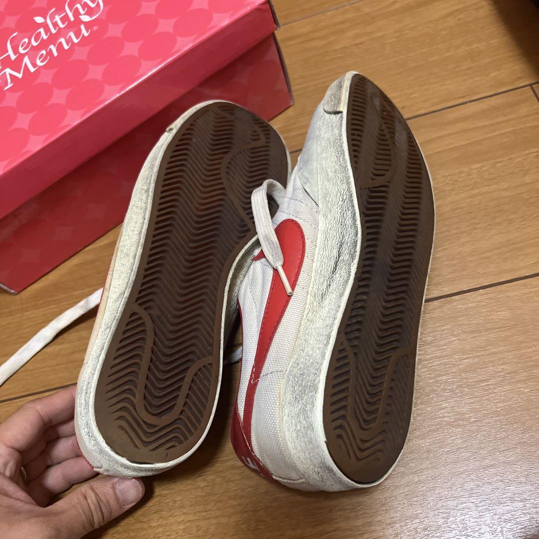 NIKE TOP SEED トップシード 白/赤 81、82年台湾製26cm