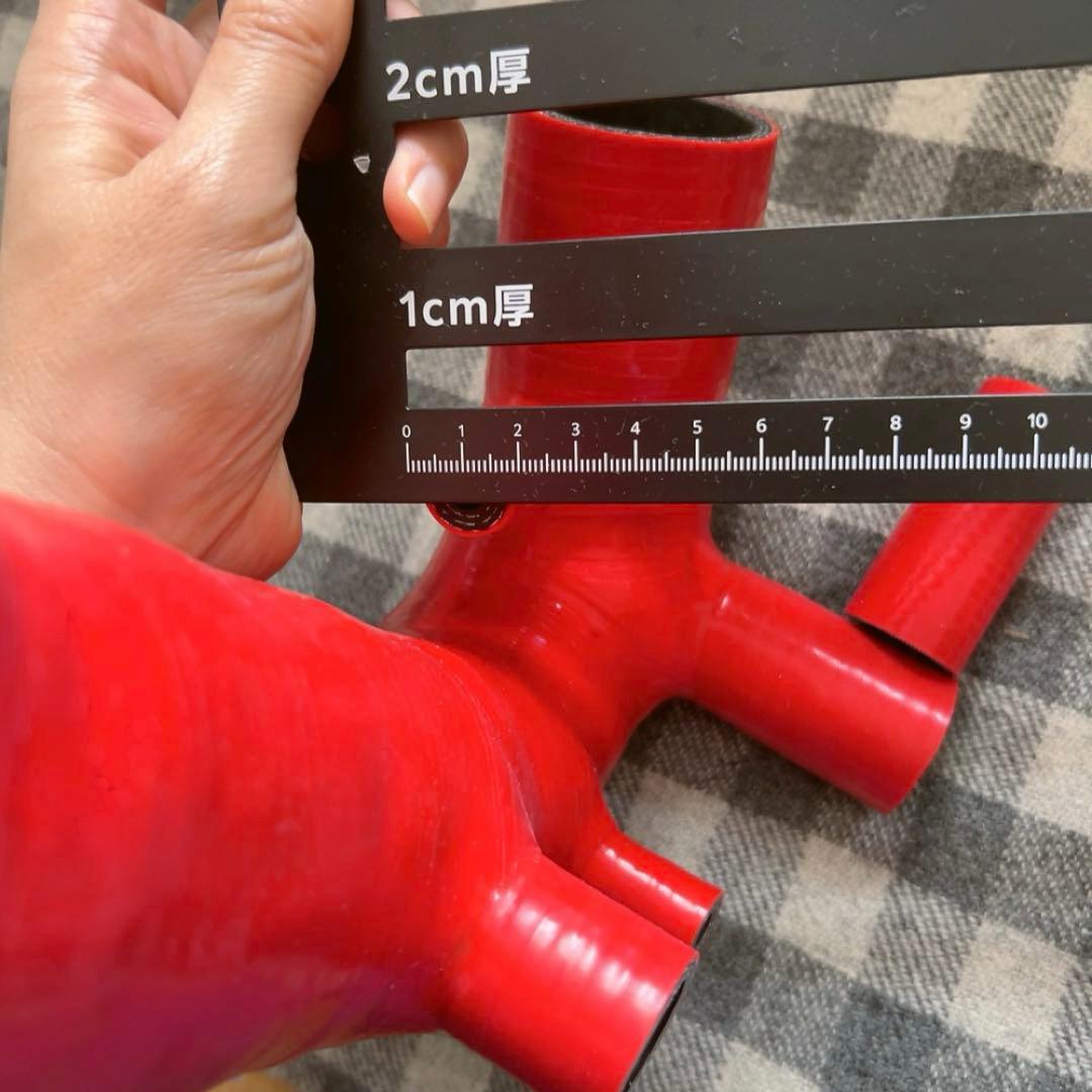 レッドシリコンホースセット