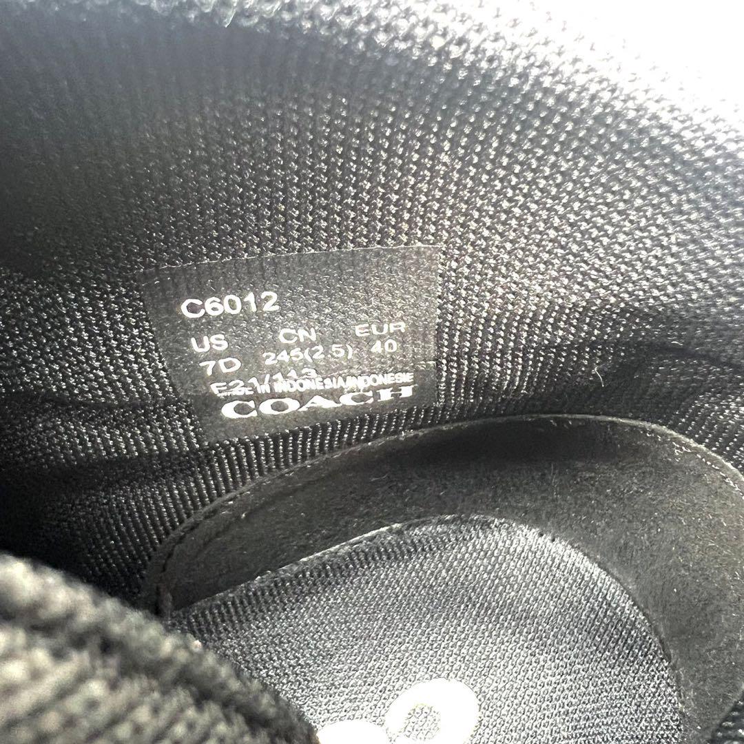 COACH コーチ レザー ブーツ シグネチャー COACH コーチ レザー ブーツ シグネチャー