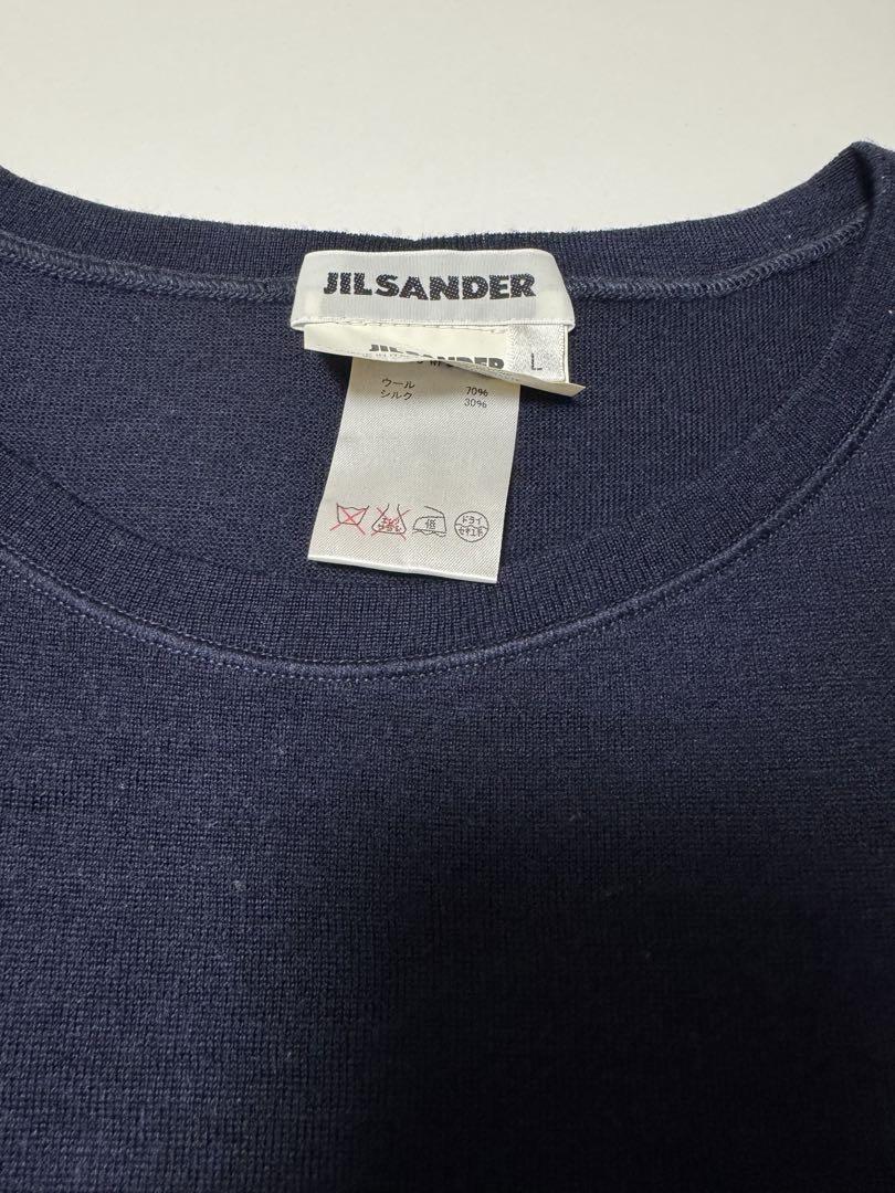 109 JIL SANDER ネイビー 半袖 Tシャツ Lサイズ