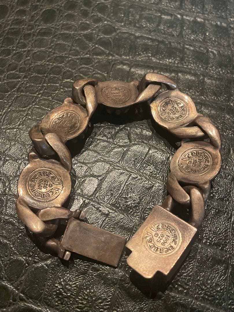 クロムハーツ　ブレスレット　5クロスリンク　　　純正ダイヤ　バングル