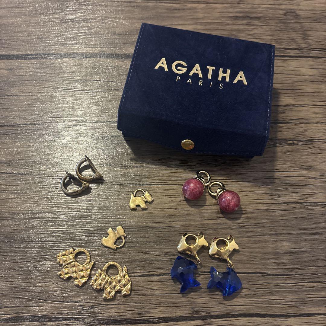 AGATHA アガタ イヤリング チャーム BOX付き