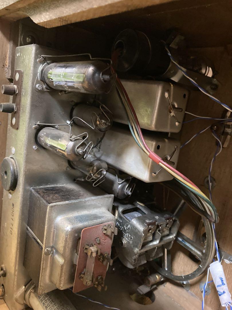 昭和レトロ  ナショナル 真空管ラジオ EA-775 稼働品