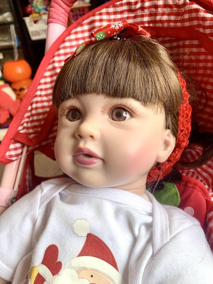 リボーンドール　人形　女の子　ベビーカー付き　60cm リアル