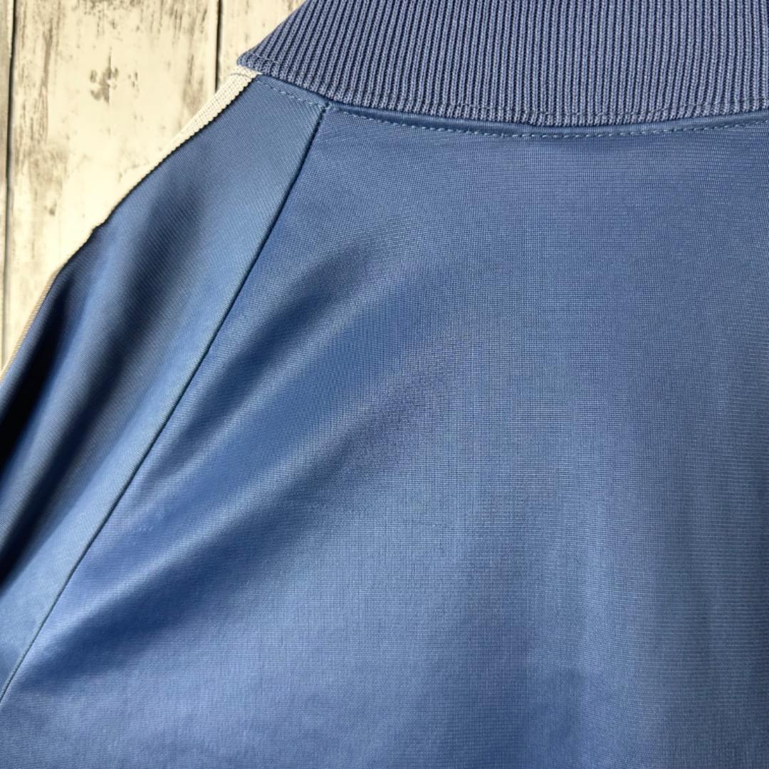 希少】アディダス USA製 ATP M 刺繍ロゴ 水色 くすみブルー