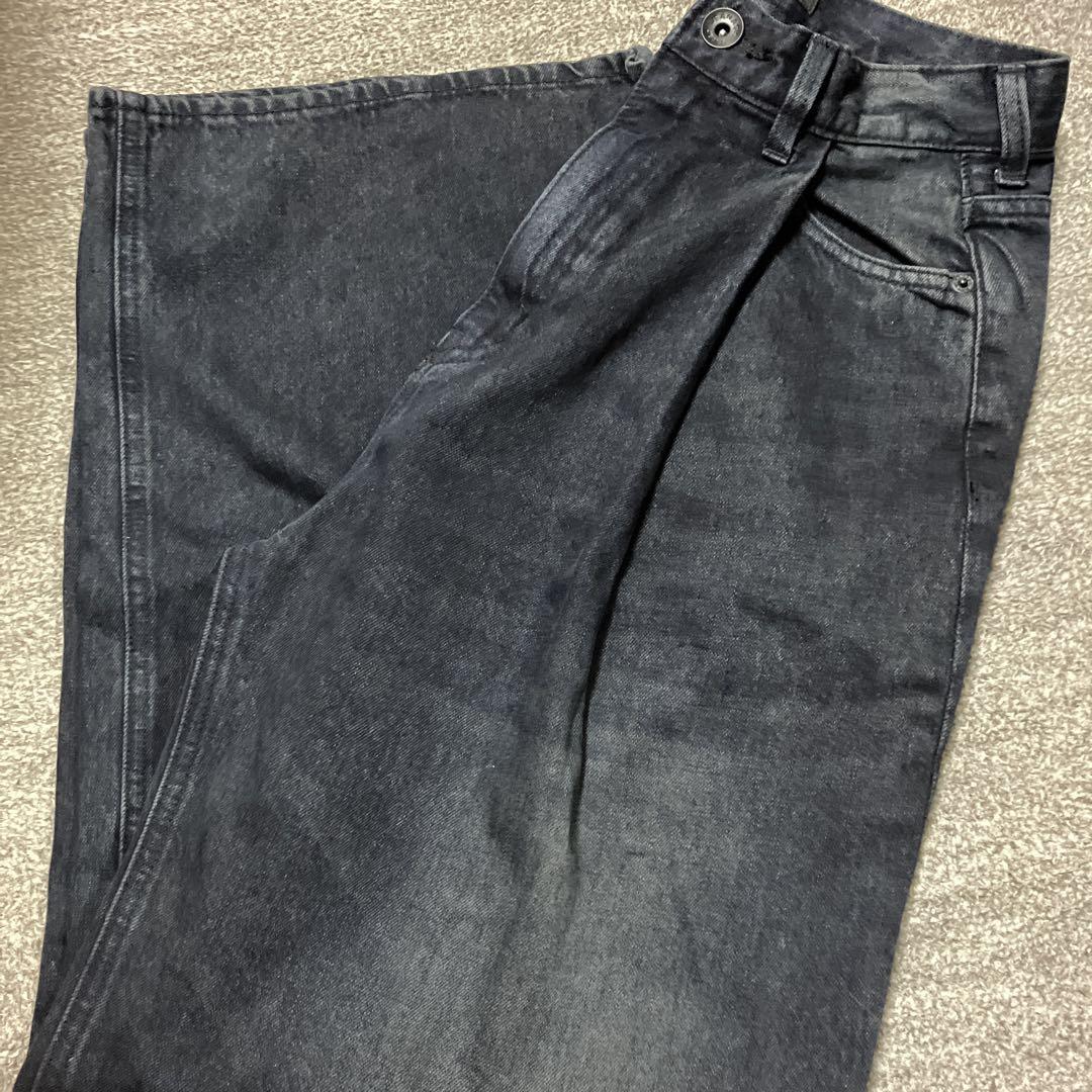 カラータックデニムワイドパンツ JEANASIS
