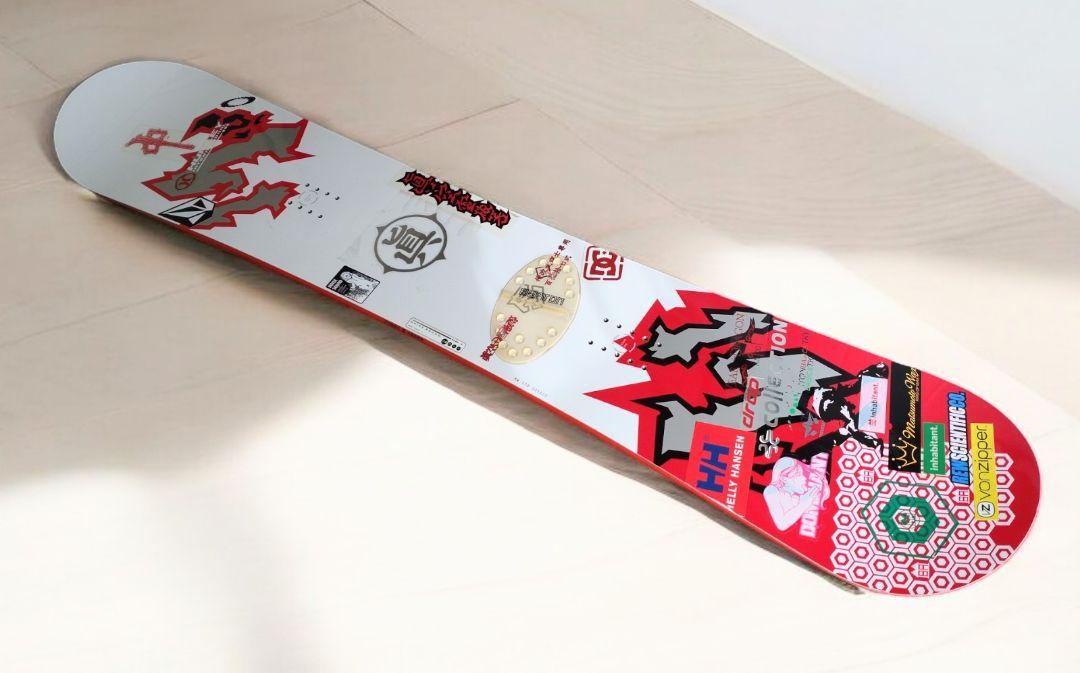 BURTON バートン スノーボード デッキ ケース付 侍改武空士 157cm