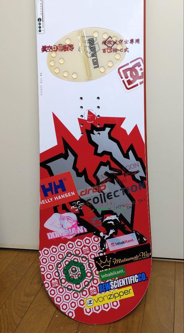BURTON バートン スノーボード デッキ ケース付 侍改武空士 157cm