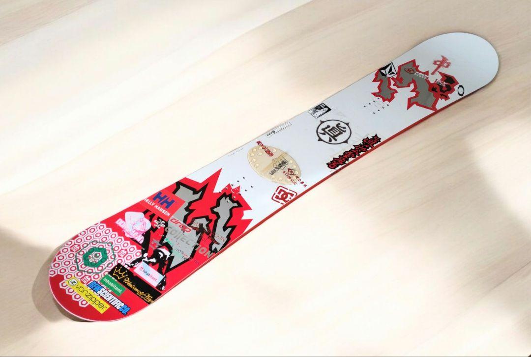 BURTON バートン スノーボード デッキ ケース付 侍改武空士 157cm