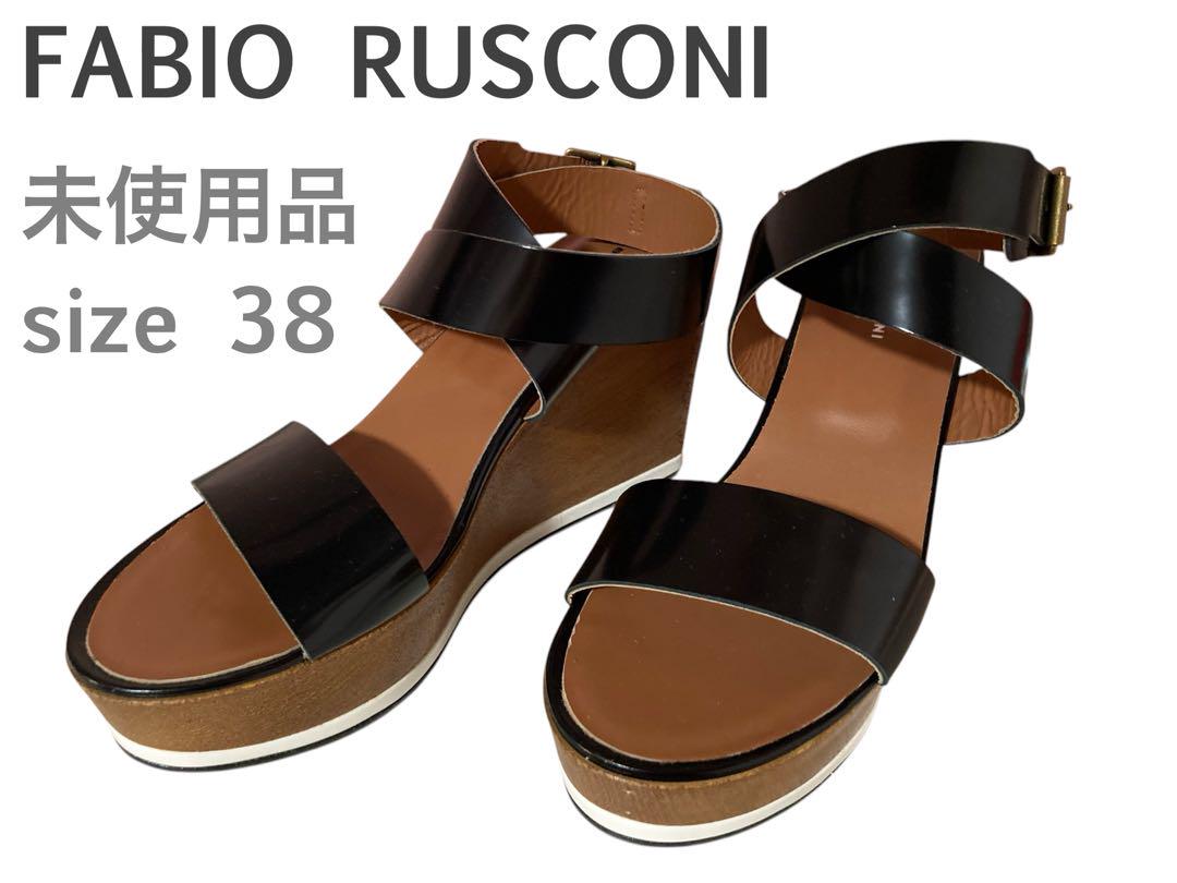 FABIO RUSCONI ストラップサンダル　未使用新品 FABIO RUSCONI サンダル （ファビオ ルスコーニ） / クロス