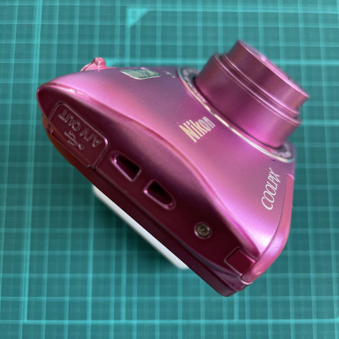 美品 Nikon coolpix S3700 ピンク Wi-Fi デジタルカメラ