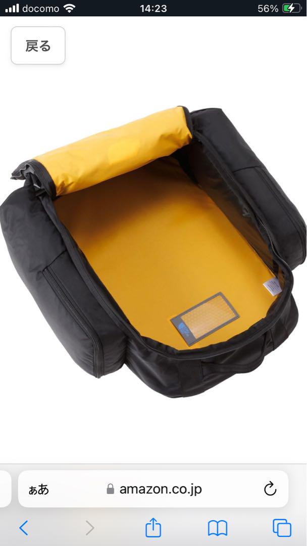 美品 黒 ノースフェイス バッグ 46ℓ サニーキャンパー 40+6