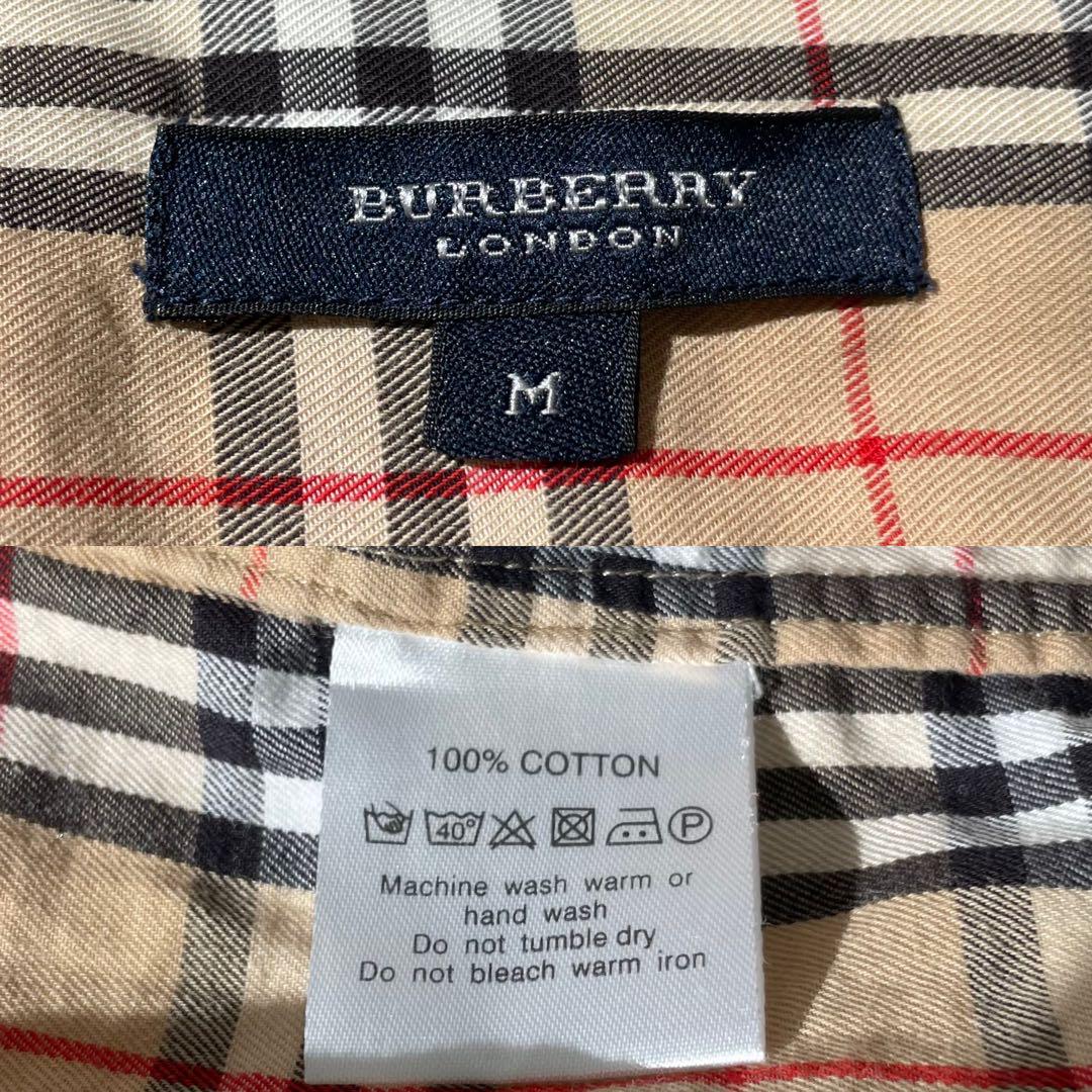 入手困難✨ Burberry バーバリー 長袖シャツ チェック柄 ホース刺繍