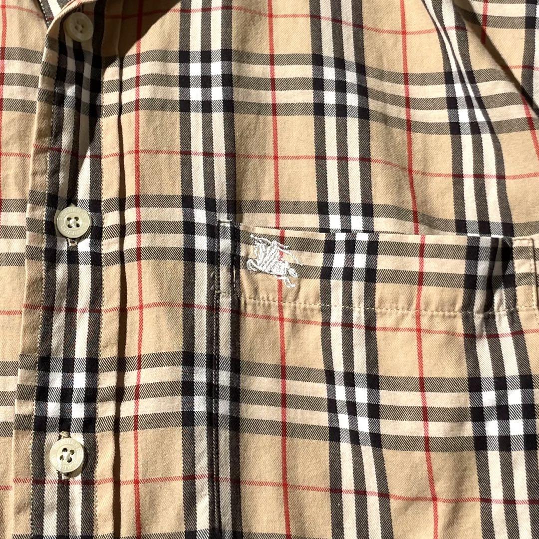 入手困難✨ Burberry バーバリー 長袖シャツ チェック柄 ホース刺繍