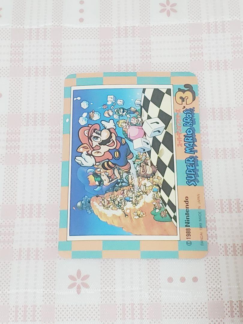 スーパーマリオブラザーズ3　No.1コクッパ７兄弟　カード　キラ