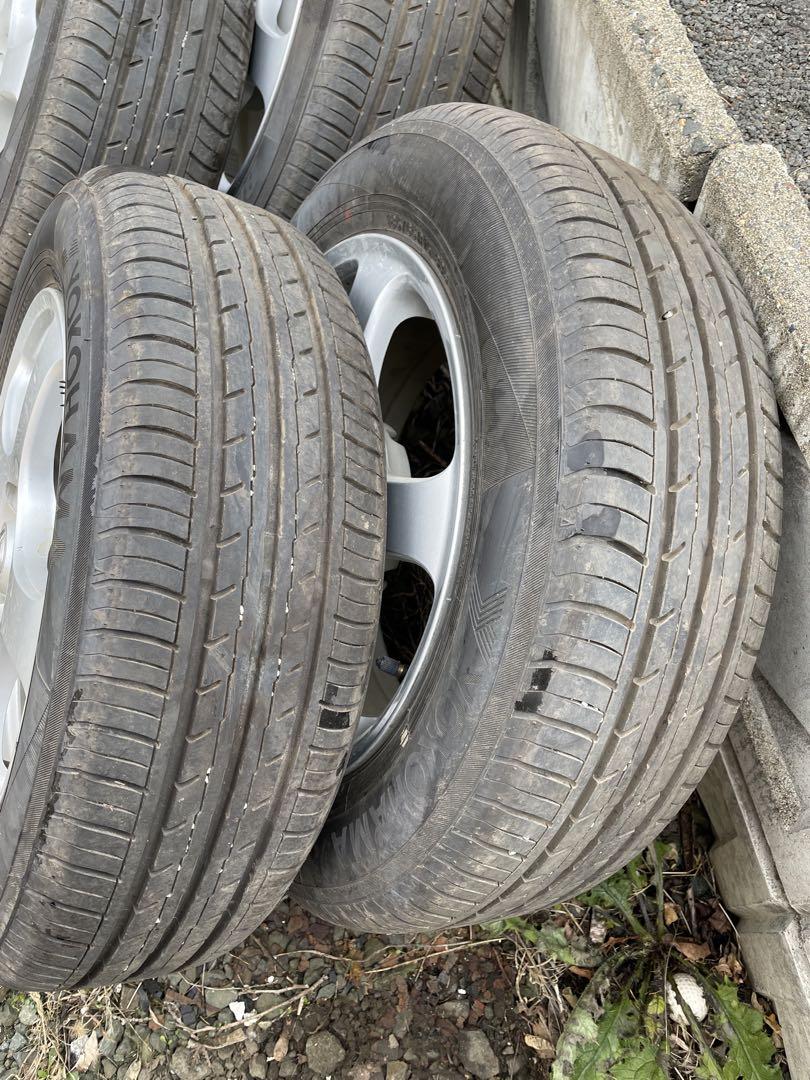 値下げ‼️ 185/65R15 夏タイヤ ホイールセットpcd100 4穴 日産
