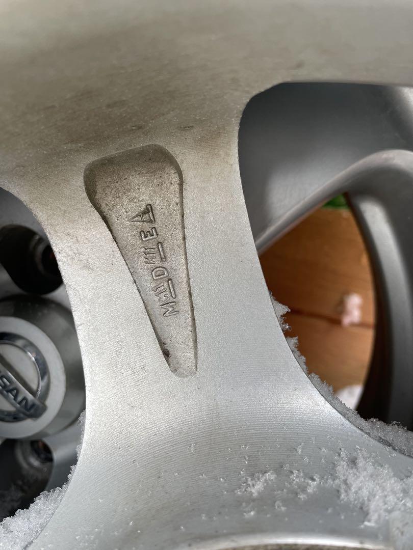 値下げ‼️ 185/65R15 夏タイヤ ホイールセットpcd100 4穴 日産